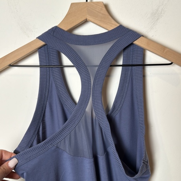 Athleta Women's Purple/Blue Topanga Racerback Tank Mesh Upper Back Top Size XS - Picture 4 of 7